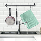 Silicone Dish Drying Mat for Kitchen Counter, Dish Drying Pad, Non-Slip Drain - Image 4
