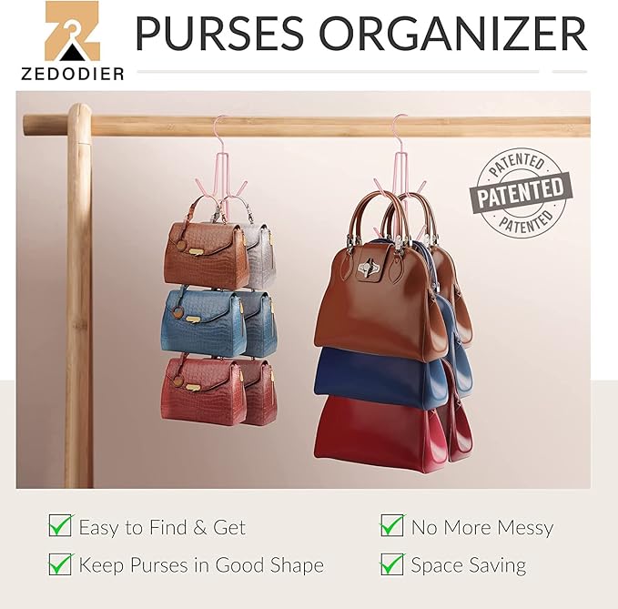 ZEDODIER Purse Hanger Organizer - Image 2