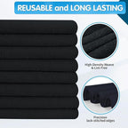 FIXSMITH Black Microfiber Cleaning Cloth -Pack of 12, Highly Absorbent Cleaning - Image 2
