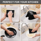 Kitinjoy 100% Cotton Kitchen Dish Cloths, 12 Pack Waffle Weave Ultra Soft - Image 4