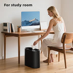SUBEKYU 2.3 Gal Trash Can for Bathroom, Small Office Garbage Can for Kitchen - Image 5