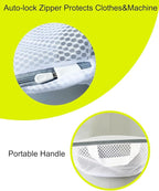 2-Pack Hanging Laundry Bag for Washing Machine, Large & XL Mesh Laundry Bags - Image 6