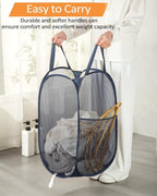 2 Pack Durable Collapsible Laundry Baskets - Image 6