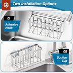 Sponge Holder for Kitchen Sink, Sink Caddy Organizer - Image 3