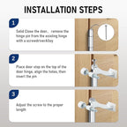 HOME MASTER HARDWARE Hinge Pin Door Stopper 12-Pack, Adjustable Heavy Duty Door - Image 5