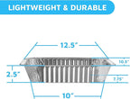 MontoPack 9x13 Aluminum Foil Half Size Roasting Pans - Image 2