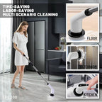 Electric Spin Scrubber- Ditch The Scrubbing! Long Handle Shower Scrubber - Image 5