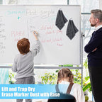 4 Pack Magnetic Cleaning Cloth Microfiber Dry Erase Eraser Board Cleaner - Image 6