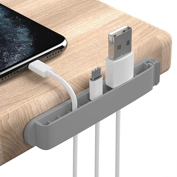 pzoz Cable Clips, 3 Pack Cord Organizer Charger Cable Management by pzoz