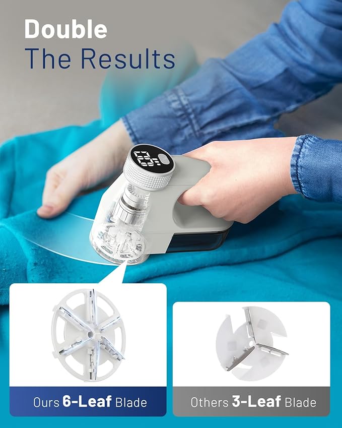BEAUTURAL Fabric Shaver, Rechargeable Lint Remover, Electric Portable Sweater - Image 2