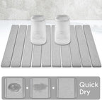 Large Stone Dish Drying Mats for Kitchen Counter, Quick Dry Collapsible Dish Mat - Image 2