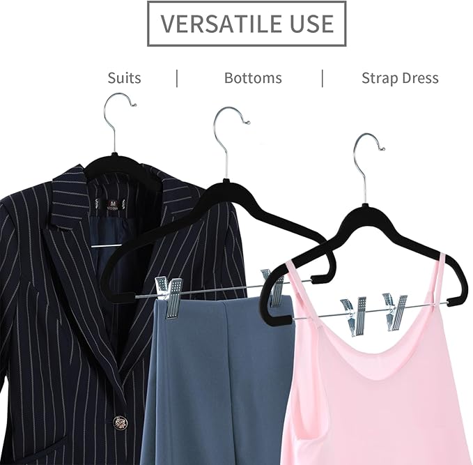 MIZGI Premium Velvet Pants Hangers - Image 4