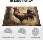 Roosters Dish Drying Mat for Kitchen Counter Protector and Decoration Super - Image 4