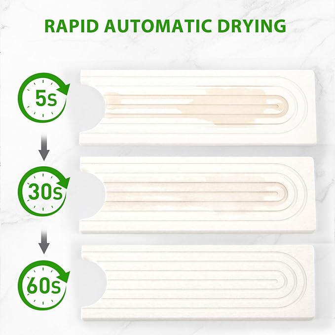 Cisily White Diatomite Faucet Mat - Image 5