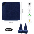 SINLAND Microfiber Facial Cloths Fast Drying Washcloth 12inch x 12inch - Image 7