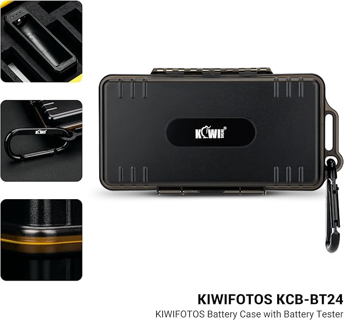 KIWIFOTOS 24 Slots AA AAA Battery Case Holder - Image 2
