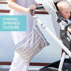 Bumkins Waterproof Wet Dry Bag for Baby, Swim Suit, Cloth Diapers, Pump Parts - Image 3