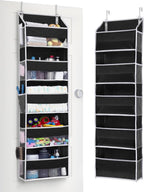 ULG 1 Pack Over The Door Organizer – 5 Shelf Door Organizer Hanging & 10 Side by ULG