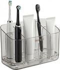Toothbrush Holder for Bathroom Wall Mounted, 5 Slots Acrylic Toothbrush and by Unknown