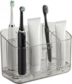 Toothbrush Holder for Bathroom Wall Mounted, 5 Slots Acrylic Toothbrush and by Unknown