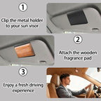 TERPINK Car Air Freshener Visor Clip Compatible - Image 3
