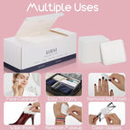 240 Count Large Cotton Pads, Makeup Remover Pads Square Disposable Cotton Soft - Image 6