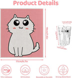 6 Pack Swedish Dishcloths for Kitchen, Cat Gifts for Cat Lovers Swedish Rags - Image 2
