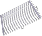 Ahyuan Roll up Dish Drying Rack Over The Sink Kitchen Roll up Sink Drying Rack - Image 7