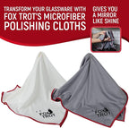 Fox Trot Large Microfiber Polishing Cloths | Streak Free, Lint Free Shine and - Image 3