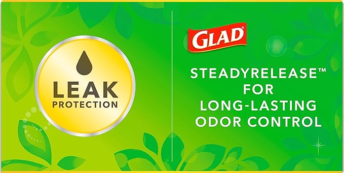 Glad ForceFlex Tall Kitchen Drawstring Trash Bags, 13 Gal, Gain Original - Image 12