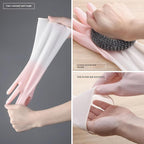 Rubber Dishwashing Gloves for Kitchen 4 Pairs Cleaning Household Dish Washing - Image 6