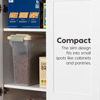 IRIS USA Dog Food Storage Container, Airtight Lid, Versatile Pet Food Bin - Image 9
