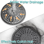 Shower Drain Hair Catcher, 2 Pack 5.5in Shower Hair Catcher Large Premium - Image 6