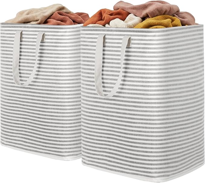 Lifewit 2 Pack Laundry Hamper Large Collapsible Laundry Baskets, Freestanding by Lifewit