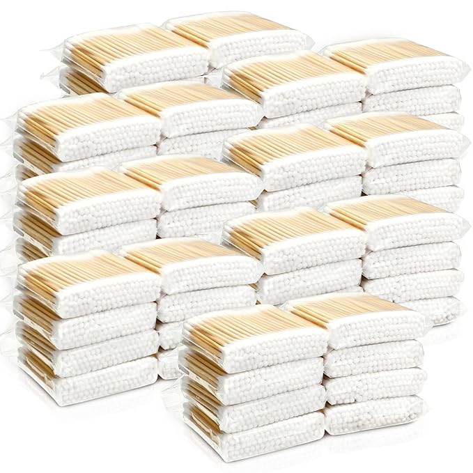 10000 Pcs Double Round Cotton Swabs by Dunzy
