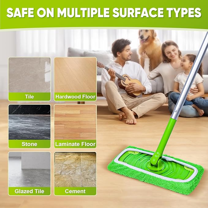6-Pack Reusable Mop Pads Compatible - Image 6