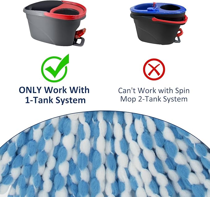 4 Pack Mop Head Replacement Compatiable - Image 2