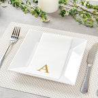 Luxenap 15.8 X 7.9 Inch Linen-Feel Guest Towels, 2000 Lettered Hand Towels - Image 4
