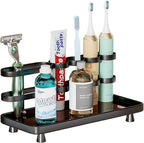 Electric Toothbrush Holder for Bathroom Countertop 5 Metal Slots Toothpaste by YOOLENS