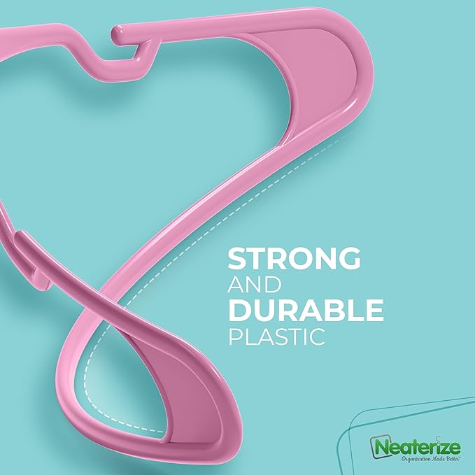 NEATERIZE Clothes Hangers Plastic 20 Pack - Image 6