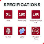 Dealmed Brand Nitrile Medical Grade Exam Gloves, Disposable, Latex-Free - Image 2