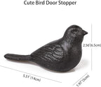 Door Stopper for Floor Decorative Cute Bird Heavy Duty Cast Iron Door Stop - Image 3