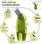 3 in 1 Cup Lid Gap Cleaning Brush Set, 3 Colors - Image 6