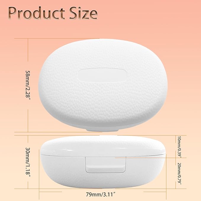9 Pieces Hearing Aid Case Portable Storage Box - Image 2