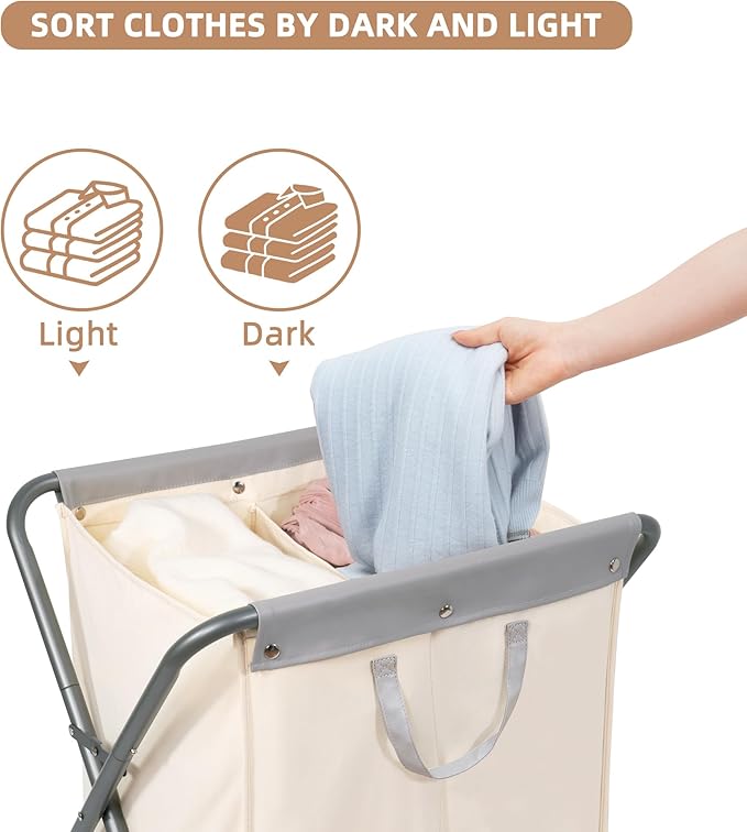STORAGE MANIAC 125L Collapsible Laundry Hamper - Image 2