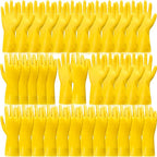 Rubber Reusable Gloves Long Household Dishwashing Gloves Kitchen Cleaning by Gandeer
