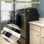 Collapsible Laundry Basket, 90L Foldable Pop Up Laundry Hamper - Image 6