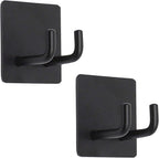 Adhesive Hooks, Bathroom Wall Towel Hooks, Stainless Steel Door Hangers by Yikla