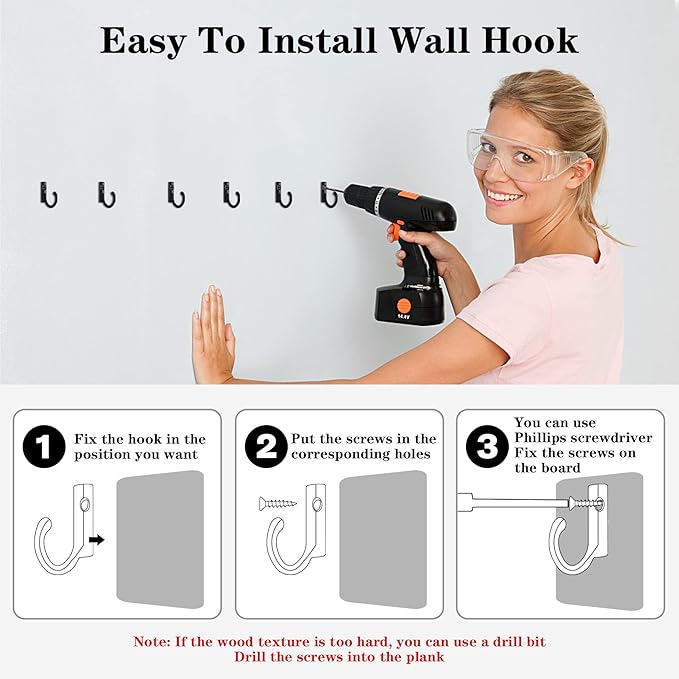 Coat Hooks-120 Pack Farmhouse Hooks - Image 4