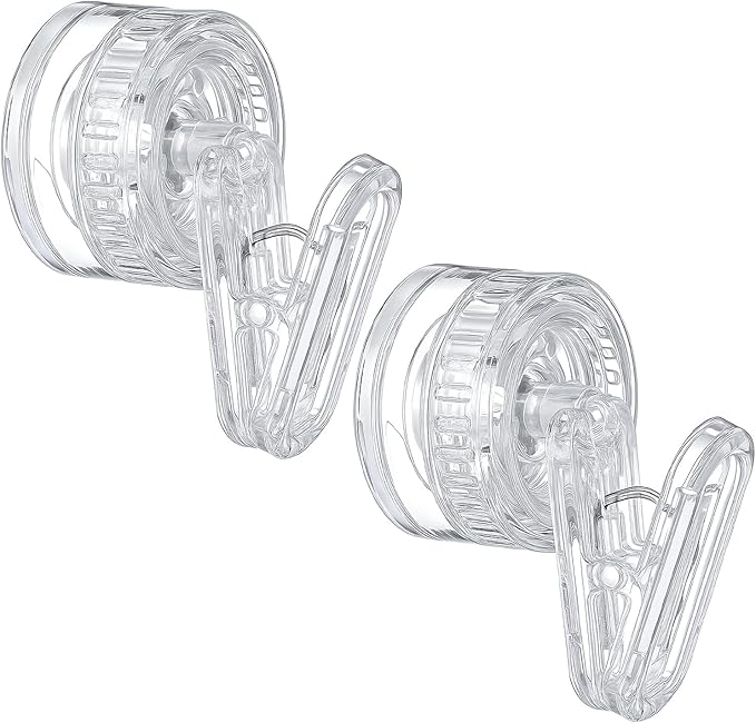 Geelin Dish Glove Clip with Suction Cup Easy Install Removable Transparent - Image 8
